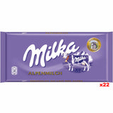 Milka Alpine Milk Chocolate, CASE (22 x 100g) - Parthenon Foods