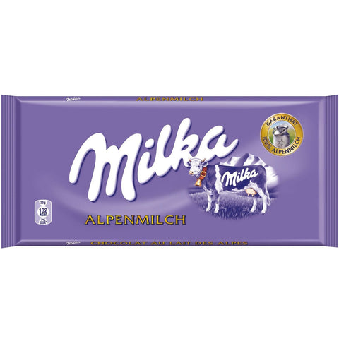 Milka Alpine Milk Chocolate, 100g - Parthenon Foods