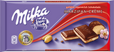 Milka Milk Chocolate with Marzipan Cream Filling, 100g - Parthenon Foods