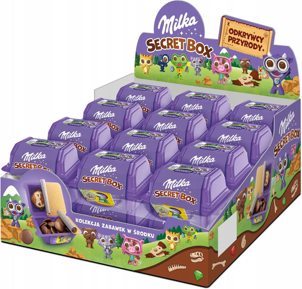 Milka Mini Box Milka Secret Box, CASE (24 x 14.4 g) – Parthenon Foods