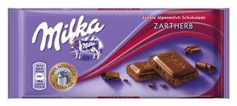 Milka Milk Chocolate BitterSweet, Zartherb, 100g - Parthenon Foods