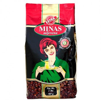 Minas Roasted Coffee, Extra, 907g (Green Shirt) - Parthenon Foods