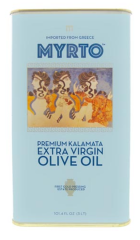 Kalamata Extra Virgin Olive Oil (MYRTO) 3L - Parthenon Foods