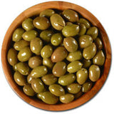 Deli Fresh Nafplion Green Olives, 8oz Dr.Wt. - Parthenon Foods