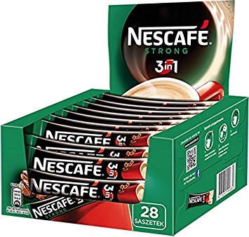 Nescafe STRONG 3 in 1, CASE (28 x 17.5g) - Parthenon Foods