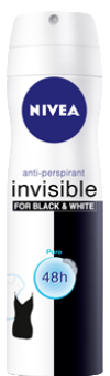 Nivea Spray Deodorant, Invisible, 150ml - Parthenon Foods