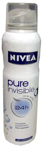 Nivea Spray Deodorant, Pure and Sensitive, 150ml - Parthenon Foods