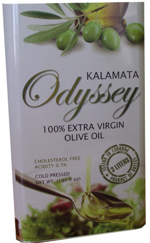 Extra Virgin Olive Oil, Kalamata (Odyssey) 3L - Parthenon Foods