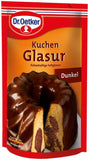 Dr Oetker Dunkel Kuchen Glasur 150g/5.29oz Dark Chocolate Icing - Parthenon Foods
