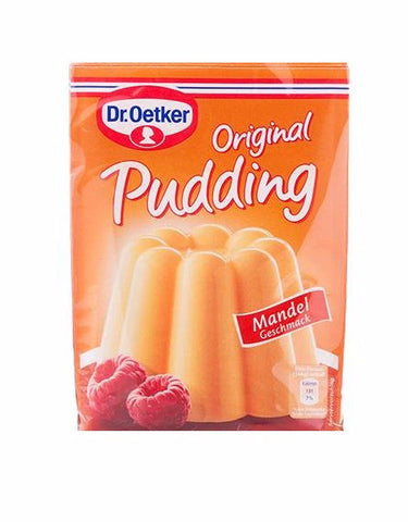 Pudding Powder Original, Almond, Mandel (Dr.Oetker) 3pk (3x34g) - Parthenon Foods