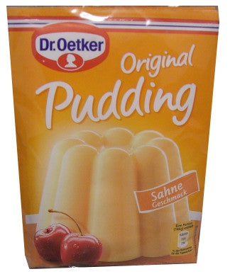 Pudding Powder, Sahne (Dr.Oetker) 4x37g, (148g) 4 Pack - Parthenon Foods