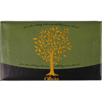 OLIVIA Olive Oil Soap with Honey, 125g - Parthenon Foods