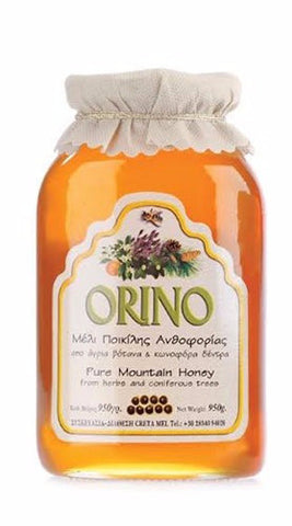 Pure Mountain Honey (Orino) 950g  (33.5 oz) - Parthenon Foods