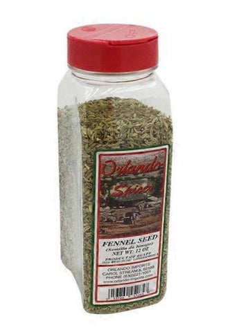 Fennel Seed, Whole (Orlando Spices) 12 oz - Parthenon Foods