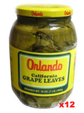 California Grape Leaves -Orlando, CASE, (12 x 2lb jar, DR.WT. 16oz) - Parthenon Foods