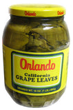 California Grape Leaves -Orlando 2lb jar, DR.WT. 16oz - Parthenon Foods