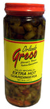 Giardiniera Extra Hot (orlando greco) 16oz - Parthenon Foods
