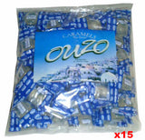 Ouzo Hard Candy (Fantis) round tablets, CASE (15 x 1lb) - Parthenon Foods