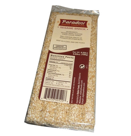 Sesame Snack (Paradosi) 3.53 oz (100g) - Parthenon Foods