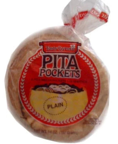 Pita Pockets, Plain, 14oz - Parthenon Foods