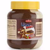 Lino Lada White and Cocoa Hazelnut Spread, Duo, 12oz (350g) - Parthenon Foods