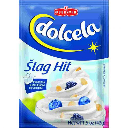 Hit Powder Slag Hit Powder -Whipped Topping (Podravka) 42g (1.5 oz) – Parthenon Foods
