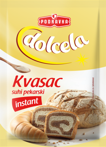 Instant Dry Bakers Yeast (Kvasac Suhi Pekarski) 5pk (5x7g) 35g - Parthenon Foods