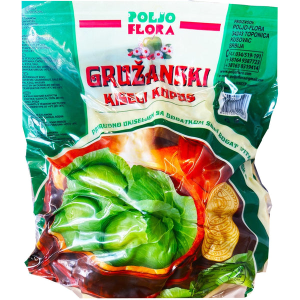 Pickled Whole Cabbage Head (Poljo Flora) approx. 2.73.4 lb Parthenon Foods