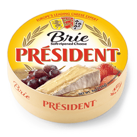 Brie Round Soft-Ripened Cheese, 8oz(227g) - Parthenon Foods