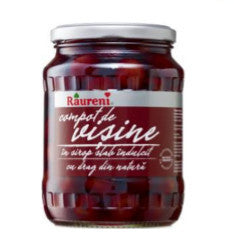 Pitted Sour Cherries in Syrup (Raureni) 720 g (25 oz) or Belevini Brand - Parthenon Foods