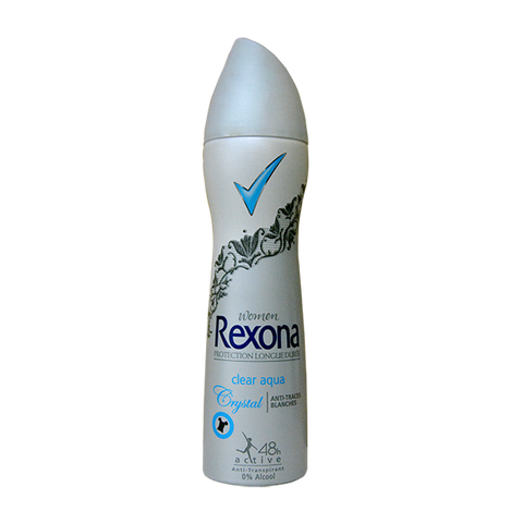 Rexona Spray Deodorant, Crystal Clear Aqua, Women, 150ml - Parthenon Foods