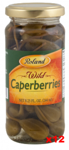 Wild Caperberries (Roland) CASE (12 x 8.25 oz) - Parthenon Foods