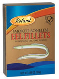 Eel Fillets, Smoked Boneless (Roland) 3.66oz (104g) - Parthenon Foods