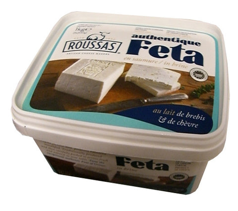Roussas Greek Feta Cheese, 2 kg (4.4 lb) - Parthenon Foods