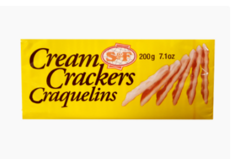 Cream Crackers (S&F) 7.1 oz - Parthenon Foods