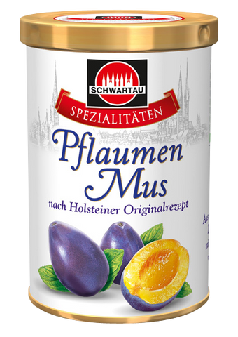 Schwartau Plum Jam (Pflaumen Mus), 350g Can - Parthenon Foods