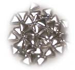 Decorative Silver Dragees, Triangle, approx. 1.3oz - Parthenon Foods