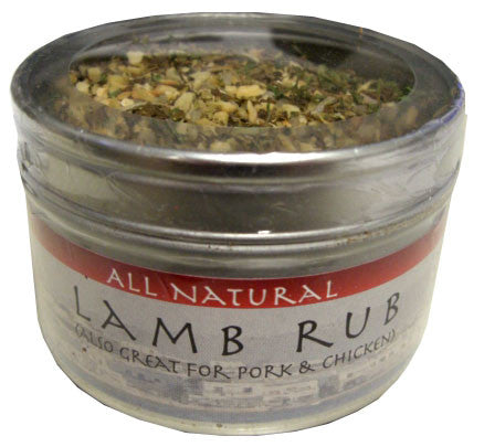 Lamb Rub, 1.5 oz (43g) can - Parthenon Foods