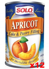 Solo Apricot Filling CASE (12 x 12 oz) - Parthenon Foods