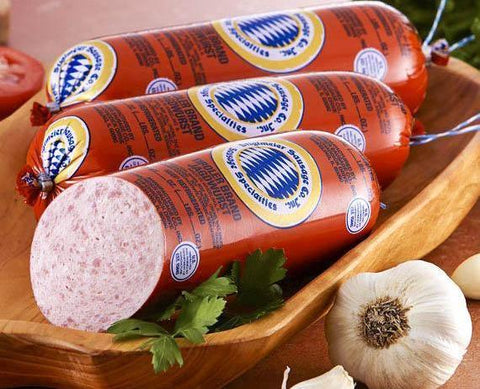 Tiroler Jagdwurst (Tyrolean Sausage with garlic)  (Stiglmeier) approx. 1lb - Parthenon Foods