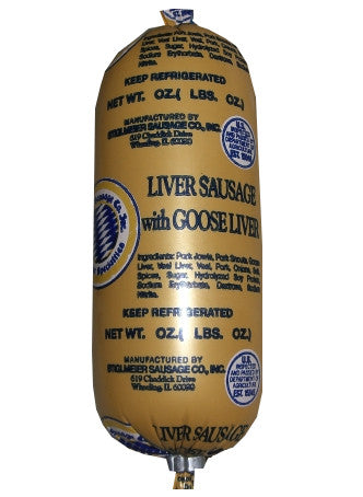 Liver Sausage with Goose Liver (Stiglmeier) approx. 0.5 Lb - Parthenon Foods