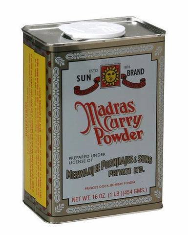 Madras Curry Powder (SunBrand) 16oz (454g) - Parthenon Foods