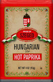 Hungarian Style Paprika, HOT, (Szeged) 4 oz - Parthenon Foods
