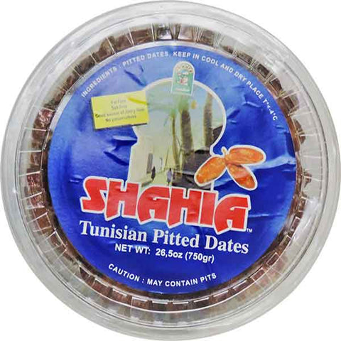 Tunisian Pitted Dates (Shahia) 24 oz - Parthenon Foods
