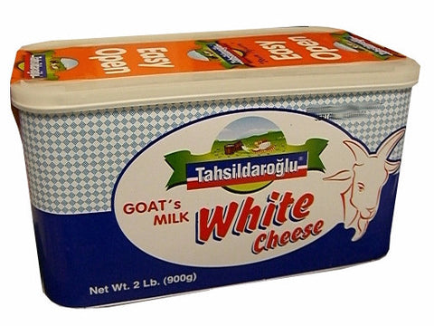 White Cheese, Goat's Milk (Tahsildaroglu) 900g, Blue Tin - Parthenon Foods