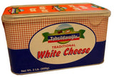 Tahsildaroglu White Traditional Cheese 900g tin, red - Parthenon Foods