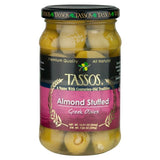 Greek Olives Stuffed with Almond (Tassos) 12.91 oz - Parthenon Foods