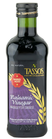 Balsamic Vinegar Barrel Aged (Tassos) 500 ml - Parthenon Foods