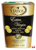 Extra Virgin Greek Olive Oil (Tassos) CASE (4 x 3L) - Parthenon Foods
