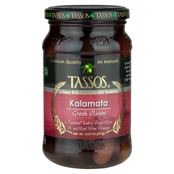 Kalamata Greek Olives (Tassos) 13 oz Parthenon Foods